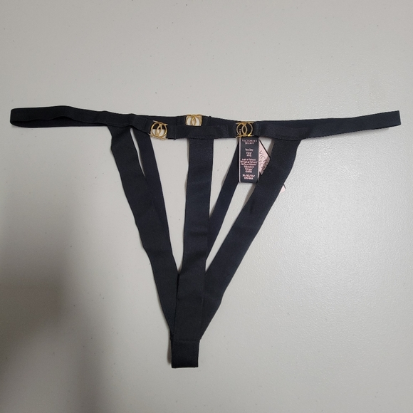 Victoria's Secret NWT Cage Luxe Strapply Thong Size XL. - Picture 1 of 5